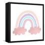 Pastel Rainbow 2-Kimberly Allen-Framed Stretched Canvas