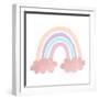 Pastel Rainbow 2-Kimberly Allen-Framed Art Print