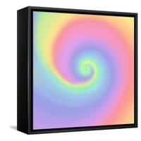 Pastel Rainbow Swirl-Art Licensing Studio-Framed Stretched Canvas