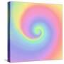 Pastel Rainbow Swirl-Art Licensing Studio-Stretched Canvas