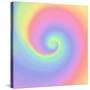 Pastel Rainbow Swirl-Art Licensing Studio-Stretched Canvas