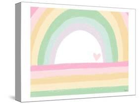 Pastel Rainbow-Gigi Louise-Stretched Canvas