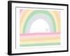 Pastel Rainbow-Gigi Louise-Framed Art Print