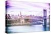 Pastel Series - New York City-Philippe Hugonnard-Stretched Canvas