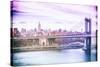 Pastel Series - New York City-Philippe Hugonnard-Stretched Canvas