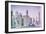 Pastel Series - New York City-Philippe Hugonnard-Framed Photographic Print