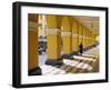 Pastel Shades and Colonial Architecture on the Plaza De Armas in Lima, Peru-Andrew Watson-Framed Photographic Print