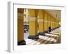 Pastel Shades and Colonial Architecture on the Plaza De Armas in Lima, Peru-Andrew Watson-Framed Photographic Print