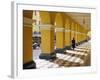 Pastel Shades and Colonial Architecture on the Plaza De Armas in Lima, Peru-Andrew Watson-Framed Photographic Print