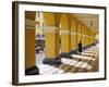 Pastel Shades and Colonial Architecture on the Plaza De Armas in Lima, Peru-Andrew Watson-Framed Photographic Print