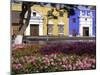 Pastel Shades and Wrought Iron Grillwork Dominate Colonial Architecture in Centre of Trujillo, Peru-Andrew Watson-Mounted Photographic Print