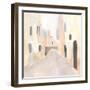 Pastel Streets I-Annie Warren-Framed Art Print