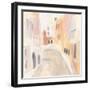 Pastel Streets II-Annie Warren-Framed Art Print