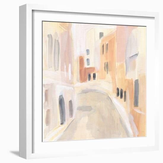 Pastel Streets II-Annie Warren-Framed Art Print