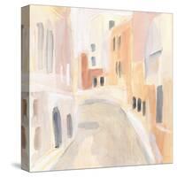Pastel Streets II-Annie Warren-Stretched Canvas