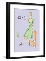 Pastel Summertime Fashion-null-Framed Art Print