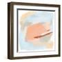 Pastel Swipe II-June Vess-Framed Art Print