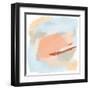 Pastel Swipe II-June Vess-Framed Art Print