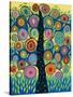 Pastel Tree of Life-Kerri Ambrosino-Stretched Canvas