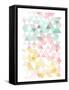 Pastel Triangles Mate-OnRei-Framed Stretched Canvas