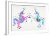 Pastel Unicorns-Cat Coquillette-Framed Giclee Print