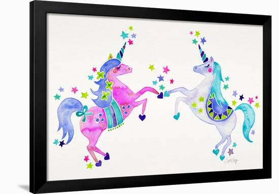 Pastel Unicorns-Cat Coquillette-Framed Giclee Print