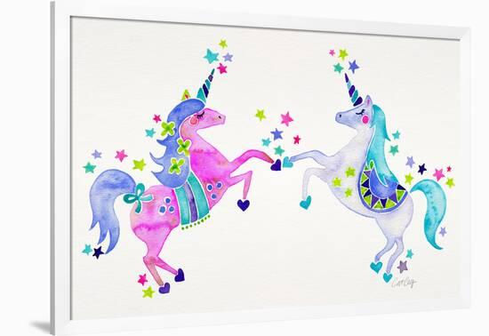 Pastel Unicorns-Cat Coquillette-Framed Giclee Print