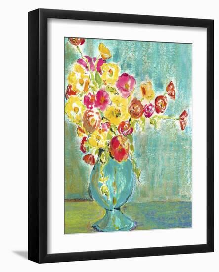 Pastel Vase I-Julia Minasian-Framed Art Print