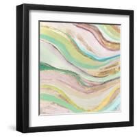 Pastel Waves I-Tom Reeves-Framed Art Print