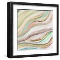 Pastel Waves II-Tom Reeves-Framed Art Print