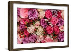 Pastel Wedding Flowers-Studio Porto Sabbia-Framed Photographic Print