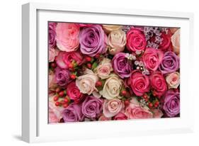 Pastel Wedding Flowers-Studio Porto Sabbia-Framed Photographic Print