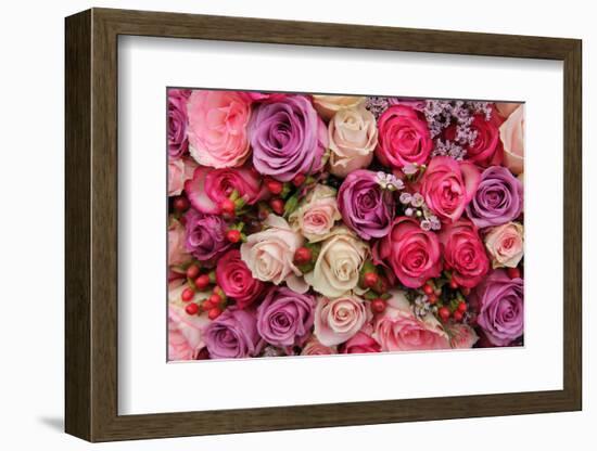 Pastel Wedding Flowers-Studio Porto Sabbia-Framed Photographic Print