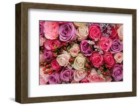 Pastel Wedding Flowers-Studio Porto Sabbia-Framed Photographic Print