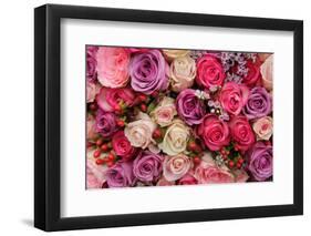 Pastel Wedding Flowers-Studio Porto Sabbia-Framed Photographic Print