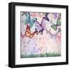 Pastels White Fly-Claire Westwood-Framed Art Print