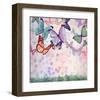 Pastels White Fly-Claire Westwood-Framed Art Print