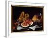 Pasteque, Bread, Cake and Wine Cup. Painting by Luis Melendez (1716 - 1780), Spanish School, 18Th C-Luis Egidio Menendez or Melendez-Framed Giclee Print