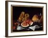 Pasteque, Bread, Cake and Wine Cup. Painting by Luis Melendez (1716 - 1780), Spanish School, 18Th C-Luis Egidio Menendez or Melendez-Framed Giclee Print