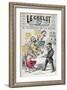 Pasteur and Rabies, Caricature of the Experiments of Louis Pasteur-null-Framed Giclee Print