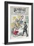 Pasteur and Rabies, Caricature of the Experiments of Louis Pasteur-null-Framed Giclee Print