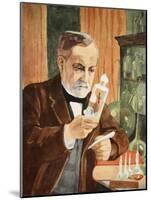 Pasteur in His Laboratory, Copy by Boris Mestchersky-Albert Edelfelt-Mounted Giclee Print