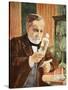 Pasteur in His Laboratory, Copy by Boris Mestchersky-Albert Edelfelt-Stretched Canvas