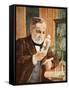 Pasteur in His Laboratory, Copy by Boris Mestchersky-Albert Edelfelt-Framed Stretched Canvas