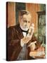 Pasteur in His Laboratory, Copy by Boris Mestchersky-Albert Edelfelt-Stretched Canvas