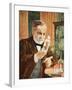 Pasteur in His Laboratory, Copy by Boris Mestchersky-Albert Edelfelt-Framed Giclee Print