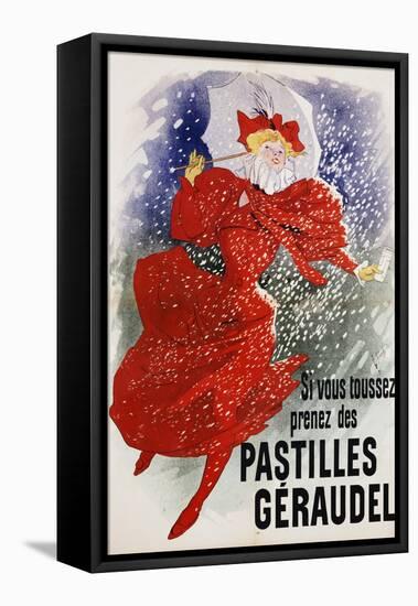 Pastilles Geraudel Poster-Jules Chéret-Framed Stretched Canvas