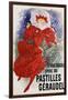 Pastilles Geraudel Poster-Jules Chéret-Framed Giclee Print