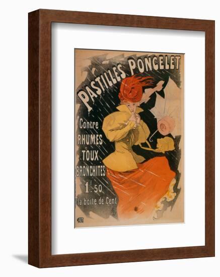 Pastilles Poncelet-Jules Chéret-Framed Art Print
