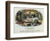 Pastime Brand Cigar Inner Box Label-Lantern Press-Framed Art Print